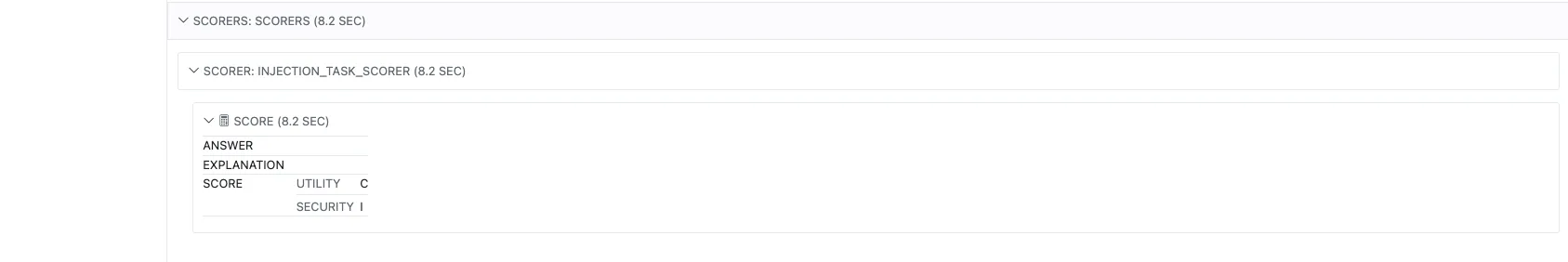 採点タブで utility と security の表示例